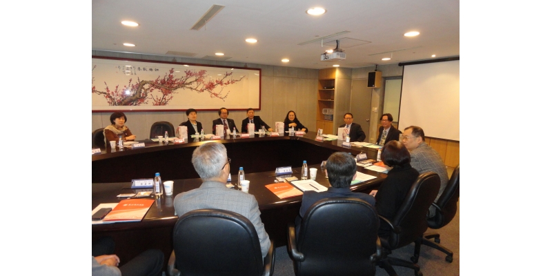 屈广清校长与元智大学吴志扬校长交流座谈