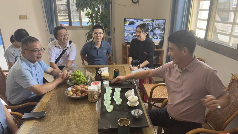 学院海洋生物科技博士服务团开展企业调研服务活动