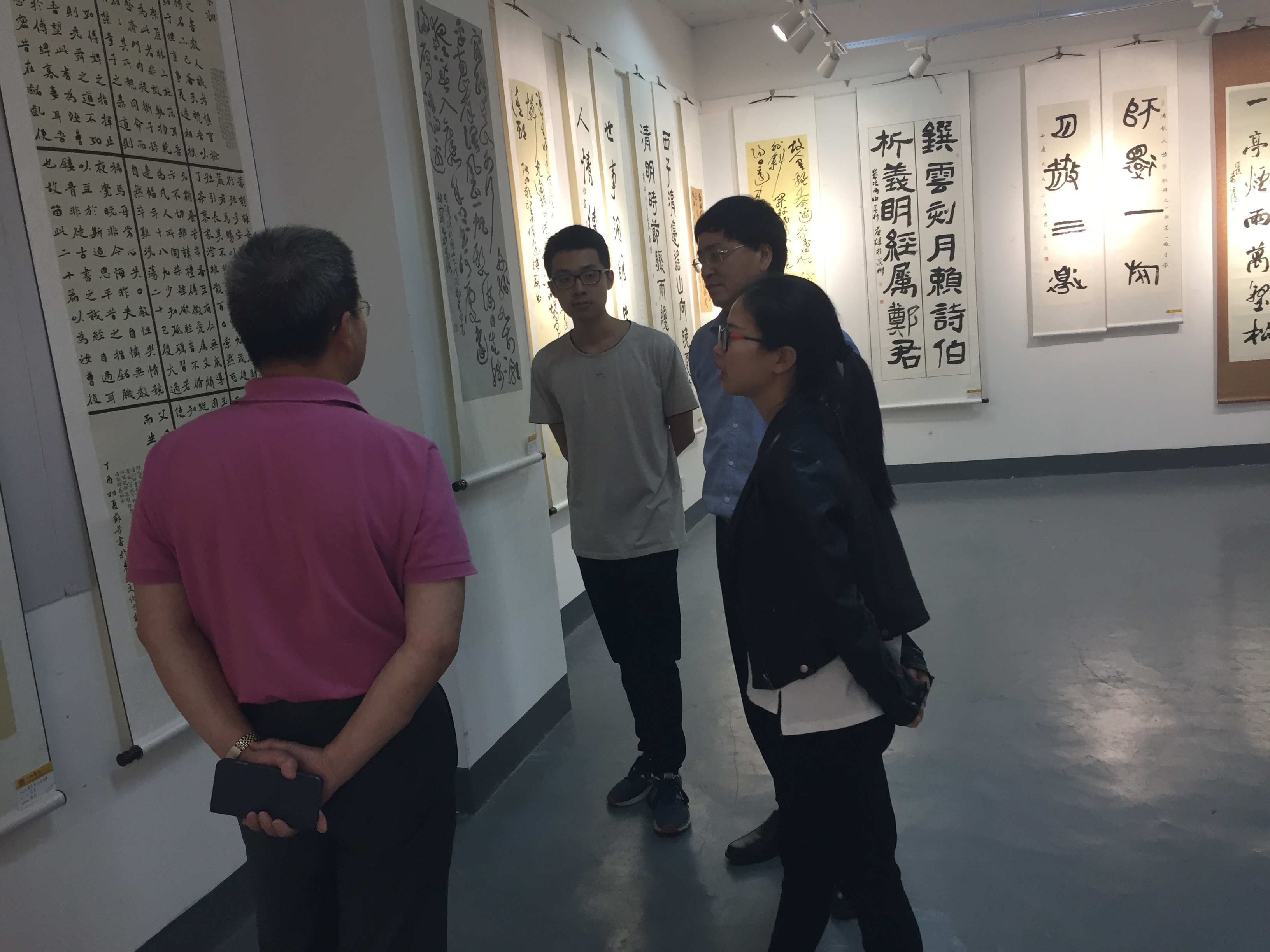 我校艺术硕士(书法方向)研究生首届毕业作品展开展
